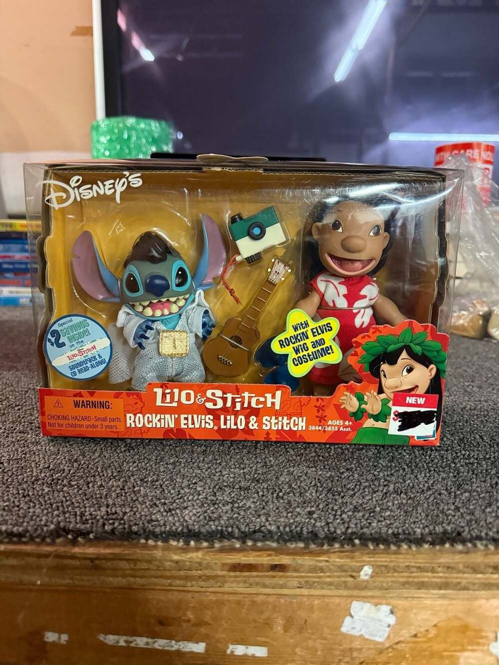 Hasbro Disney Lilo & Stitch Rockin' Elvis Lilo & Stitch Figure Box Set New